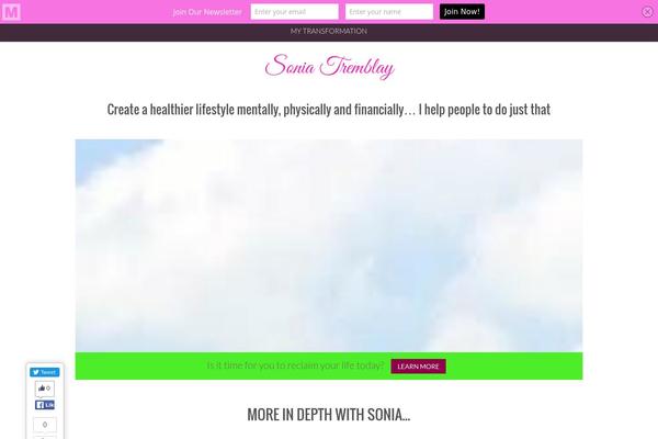 Birch theme site design template sample