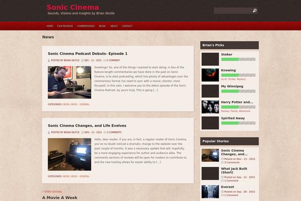 Boxoffice theme site design template sample