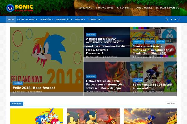 Herald theme site design template sample