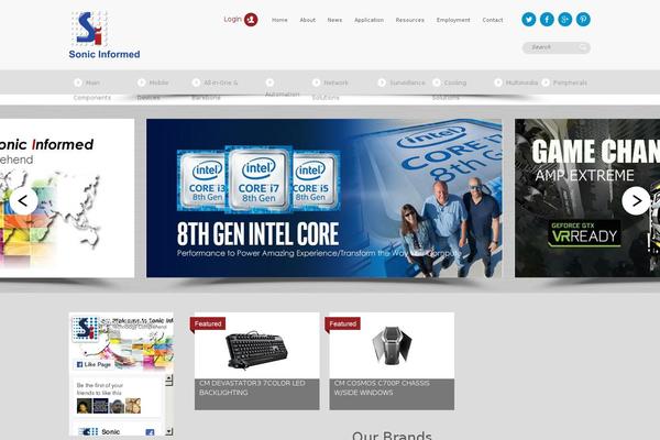 Site using Gabfire Widget Pack plugin