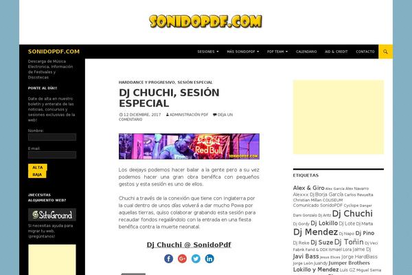 Site using WP jQuery Lightbox plugin