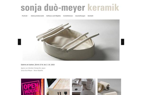 Portfolio theme site design template sample