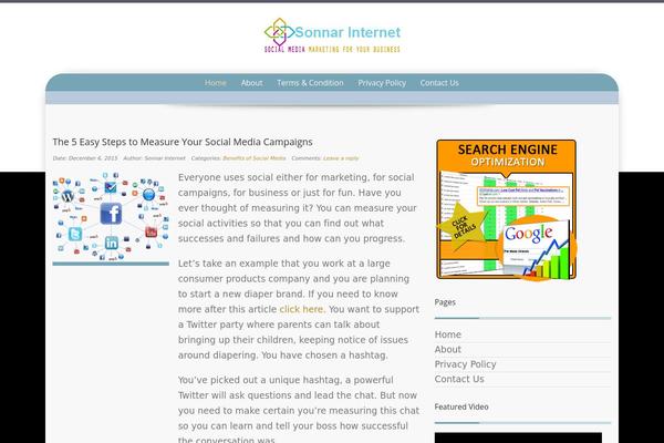 Preference Lite theme site design template sample