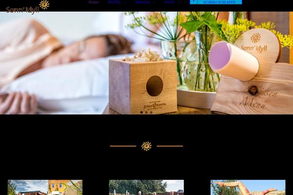 Avada Child theme site design template sample