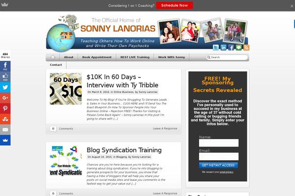 Site using WP MashSocial Wigdet Lite plugin