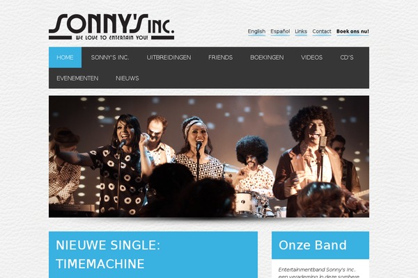 Stereo Club theme site design template sample