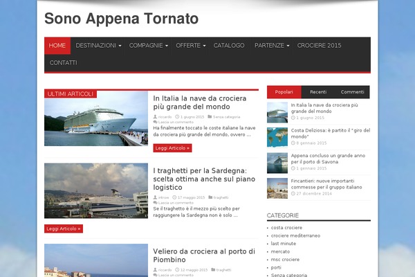 Jarida theme site design template sample