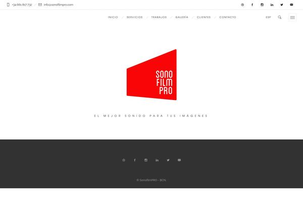 Site using Amazing Hover Effects plugin