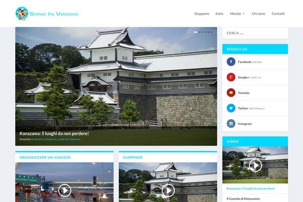 Journey theme site design template sample
