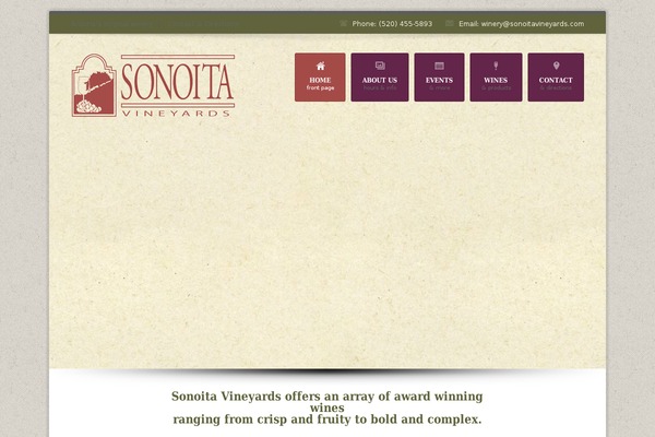 sonoitavineyards.com site used Abanix