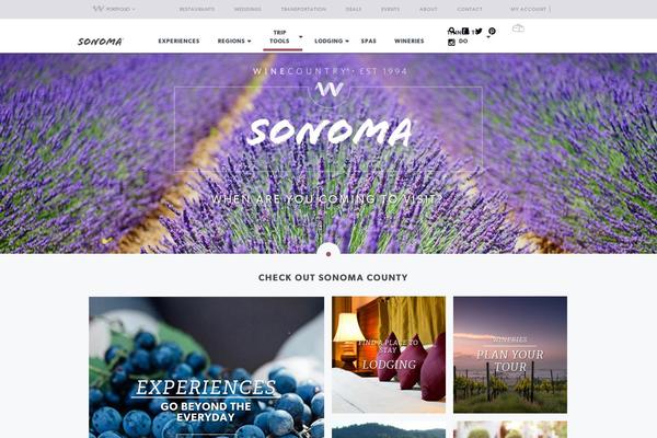 sonoma.com site used Napavalley