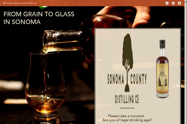 Shadow theme site design template sample