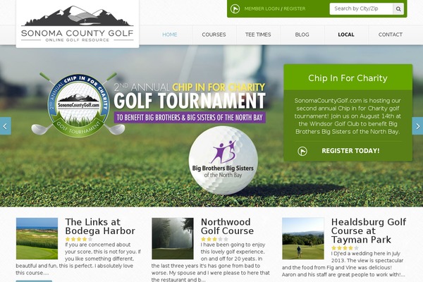 sonomacountygolf.com site used Scg