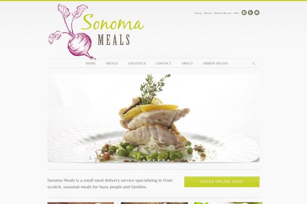 Elegance theme site design template sample