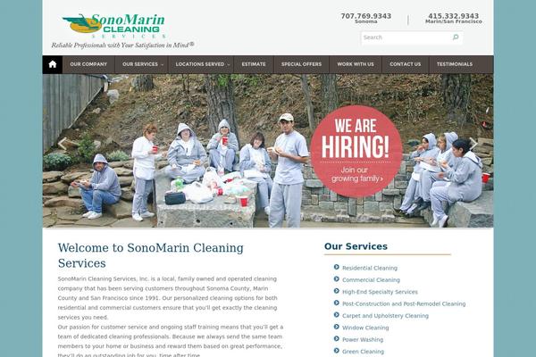 sonomarincleaning.com site used Organic_natural_child