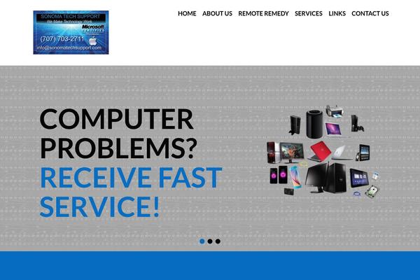 Cherry Framework theme site design template sample