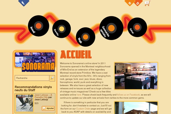 sonoramadisques.com site used Sonorama