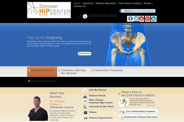 sonoranhipcenter.com site used Sh_theme