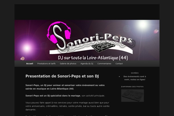 Site using Twenty Eleven Theme Extensions plugin