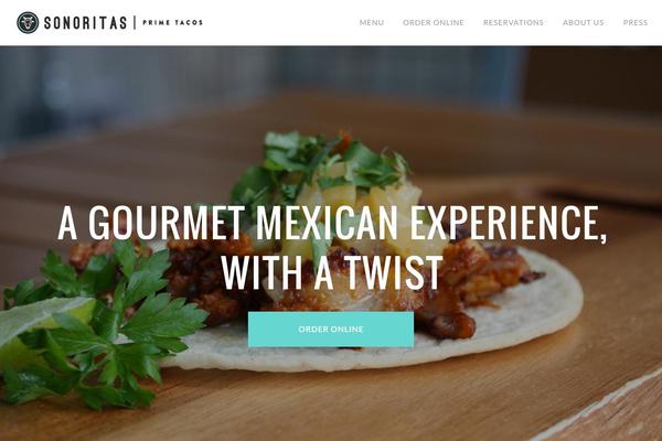 gourmet-child theme websites examples