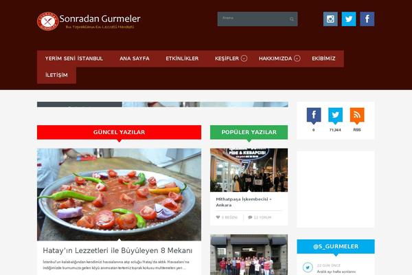 InTouch theme site design template sample