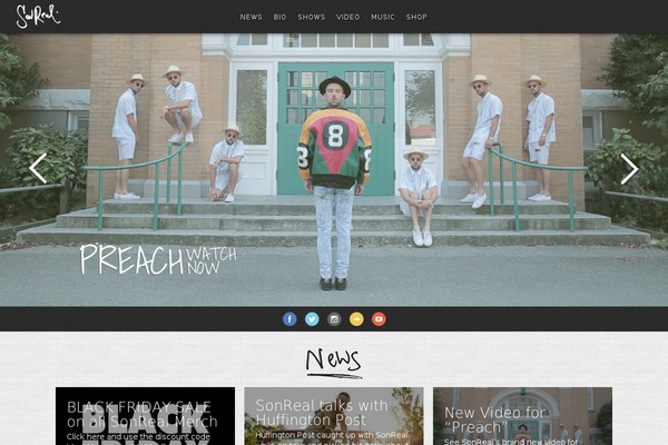 sonreal theme websites examples