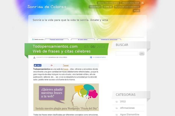 Spectrum theme site design template sample