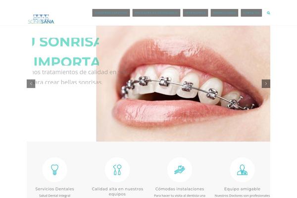 Dentalia theme site design template sample