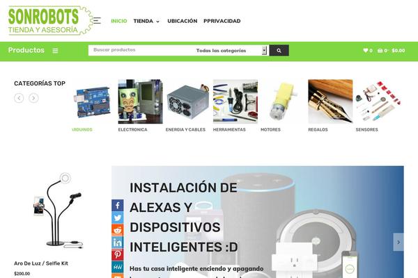 sonrobots.com site used Shopay