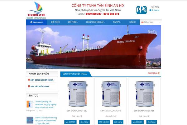 Porto theme site design template sample