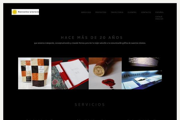 Quantum theme site design template sample
