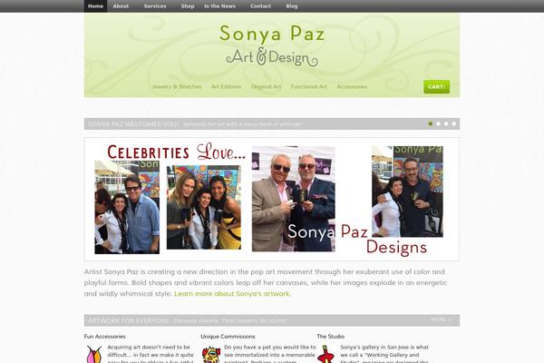 Site using Portfolio-pro plugin