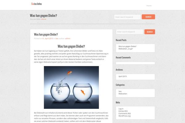 Reposter theme site design template sample