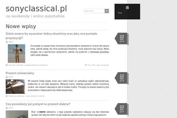 Site using WP Single Post Navigation plugin