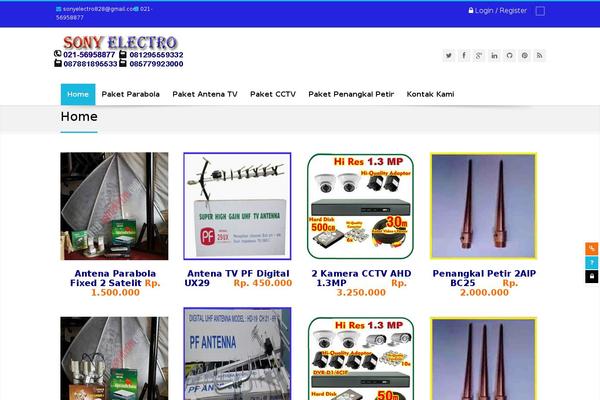 sonyelectro.com site used Estate-plus