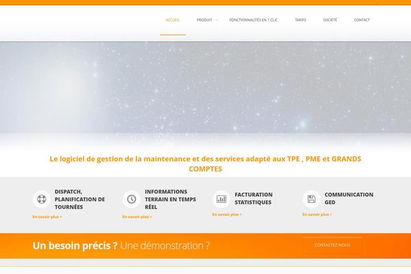 Circles theme site design template sample