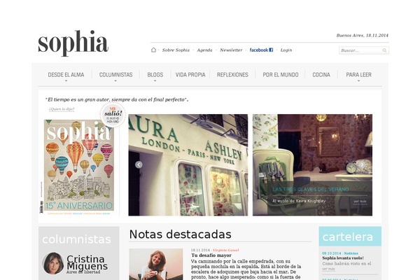 sophia theme websites examples