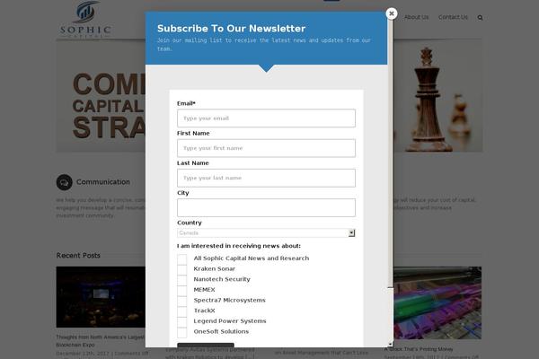 Site using ActiveCampaign plugin