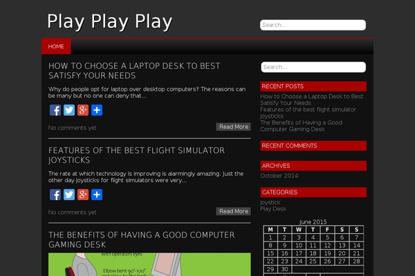 NewGamer theme site design template sample
