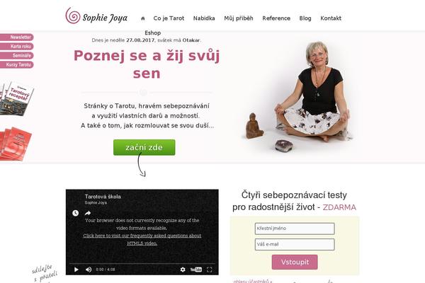 sophiejoya.cz site used Mioweb3
