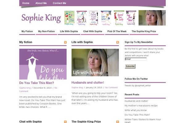 MesoColumn theme site design template sample