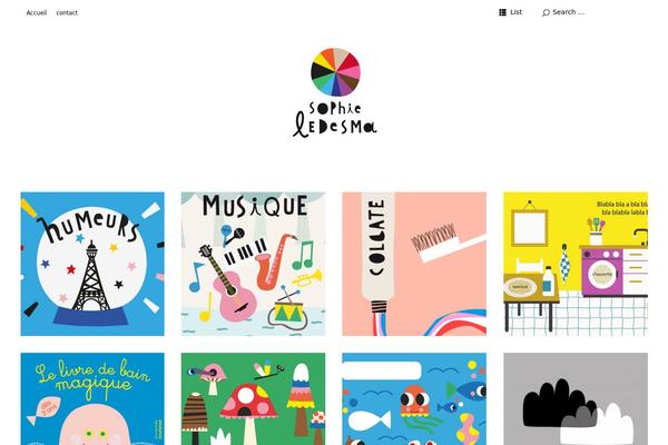 Ubud theme site design template sample