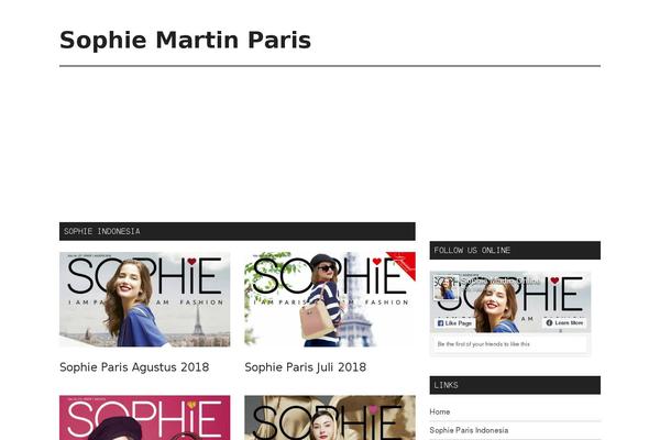 sophiemartinonline.com site used Sophieparis