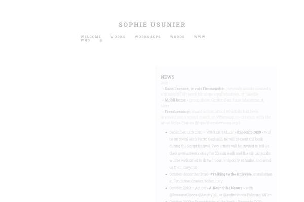Acerola theme site design template sample