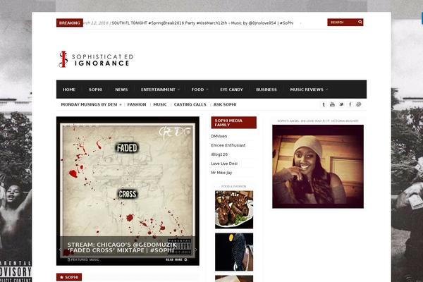 Columns theme site design template sample