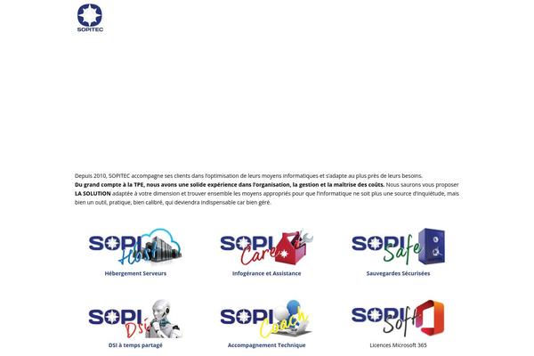 sopitec.fr site used Central Child