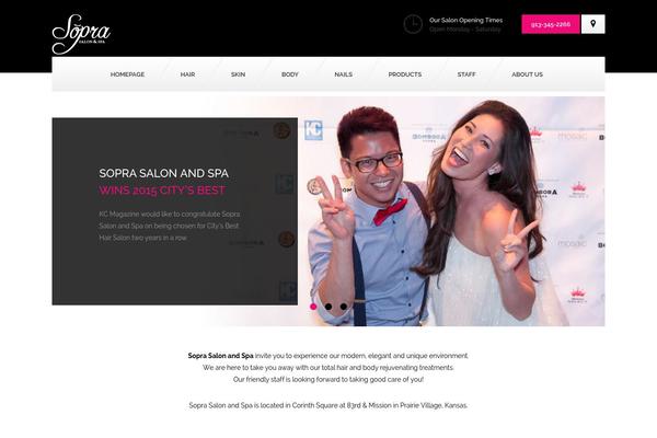 Haircut theme site design template sample