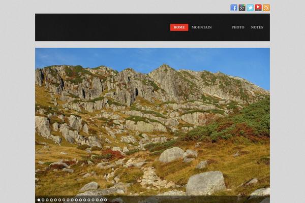 The-thor theme site design template sample