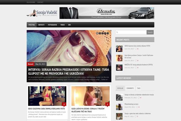 Boulevard theme site design template sample