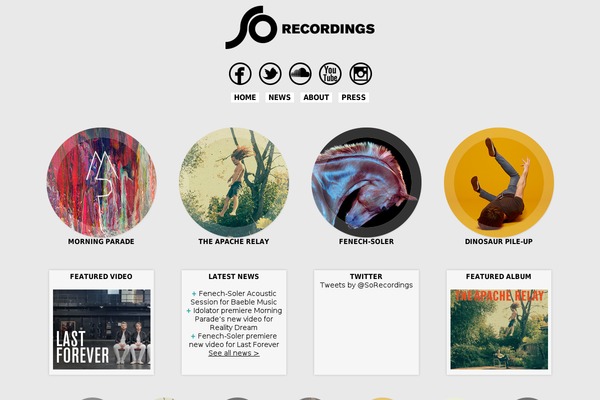 sorecordings.com site used So